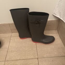 Women’s Gray Kamik Rubber Boots
