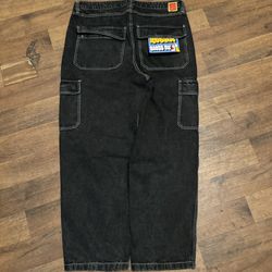 Empyre Black Cargo Jeans