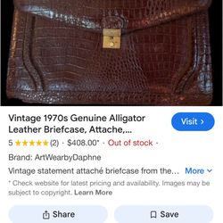 Vintage Leather Gucci Duffle Tumi Backpack & Vintage Leather Briefcase 