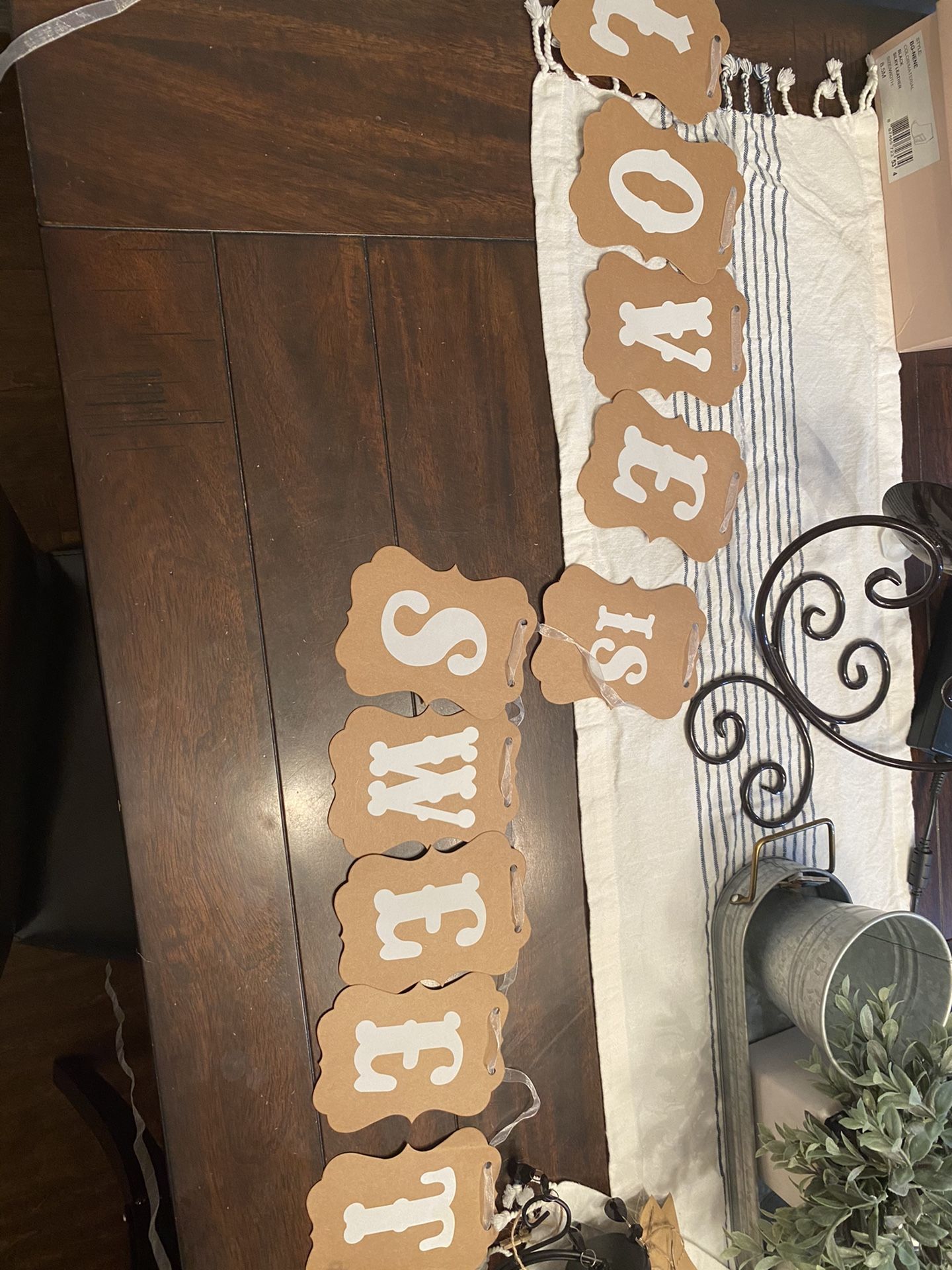 Custom “Love Is Sweet” Sign 