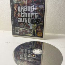 Rockstar Games Grand Theft Auto IV PS3 Mature NTSC-U/C Manual Included