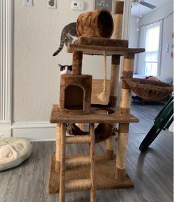 large cat tree (comes disassembled)