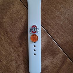 Ohio State And Basketball Metal Apple Watch Band Charms 