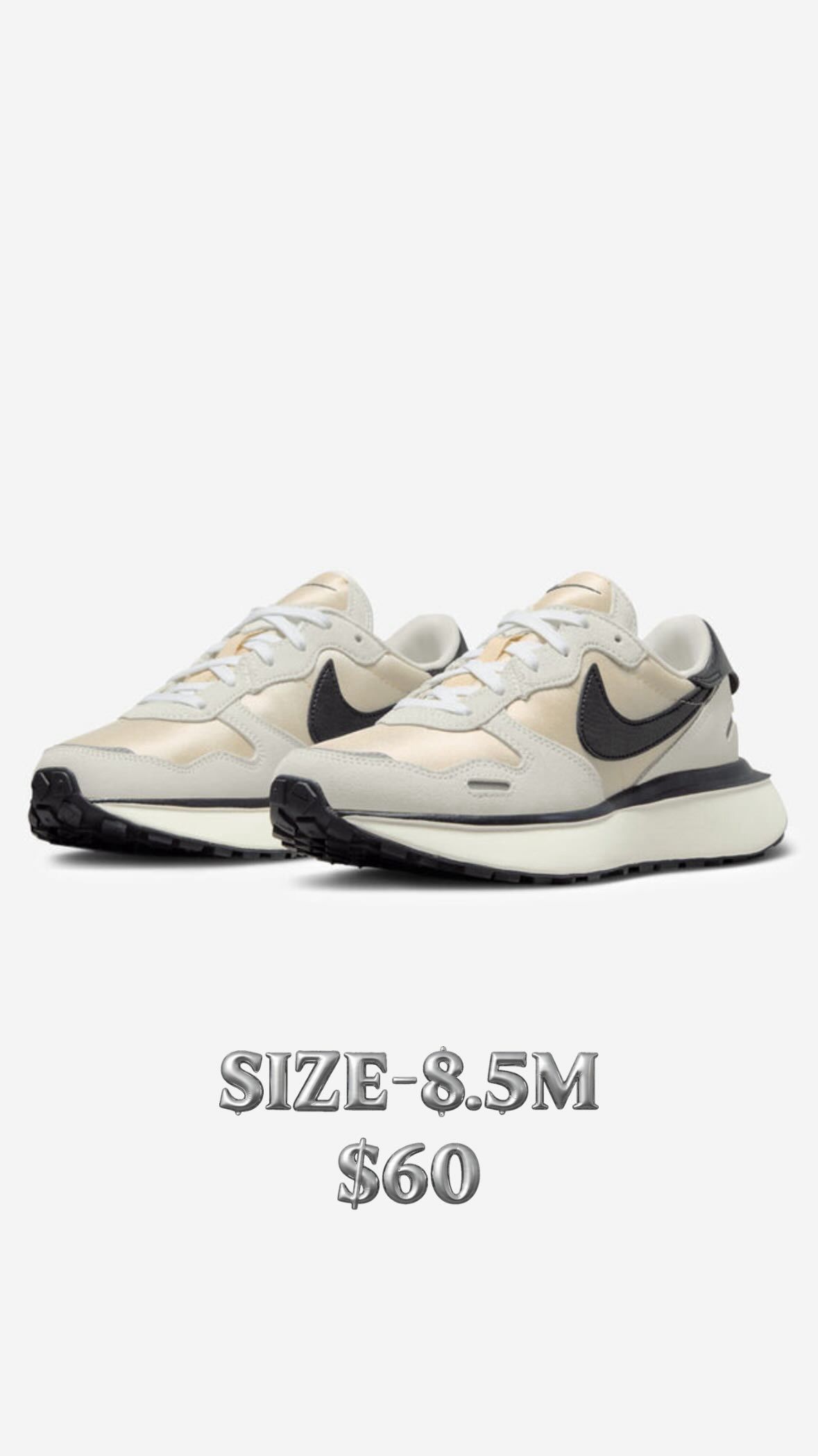 Nike Phoenix Waffle (Sail Black) display picture 3