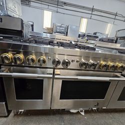 48" JENN AIR GAS RANGE STAINLESS STEEL