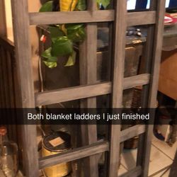 Customized Handmade Blanket Ladders 