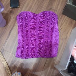 Strapless Hot Pink Corset Sz. M $20 OBO 
