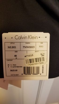 Calvin Klein Men s Suit Jacket in navy color for Sale in Orland