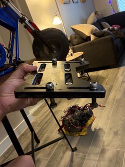 Mini bike engine riser