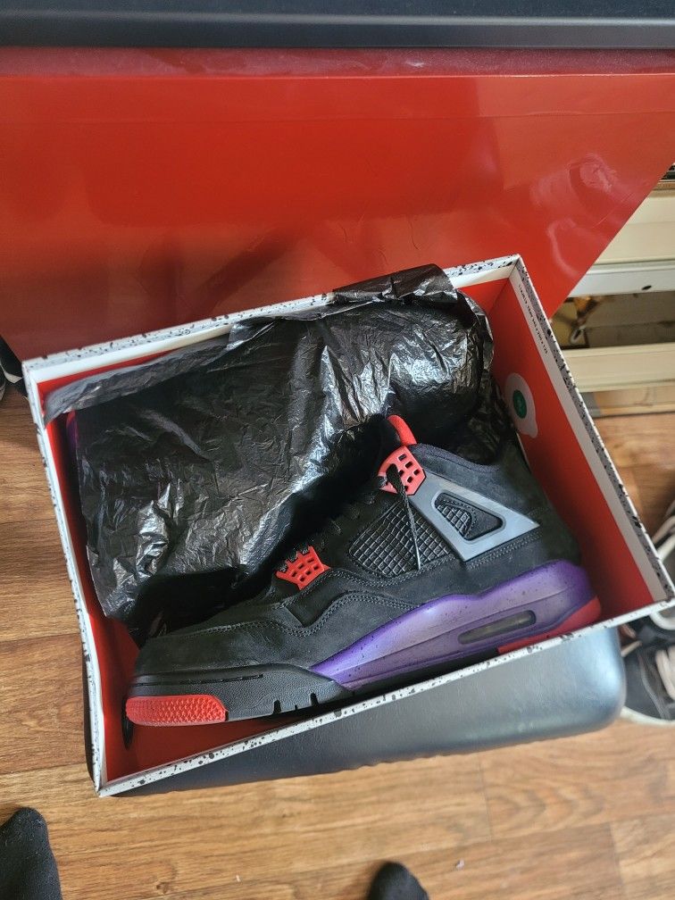 JORDAN 4 RAPTORS SIZE 12