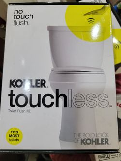Kohler touchless toilet flush kit