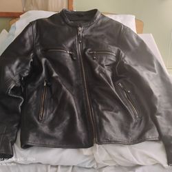 Street & Steel HIGHWAY Leather Motorcycle Jacket 