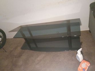 Glass center table