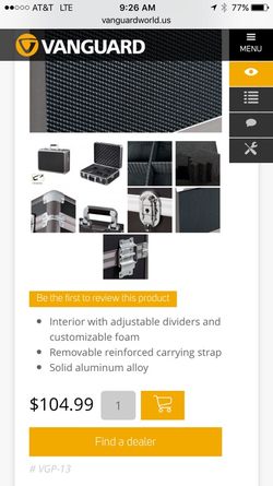 Hard camera/video case/drone