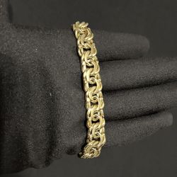 14K Gold filled chino link bracelet