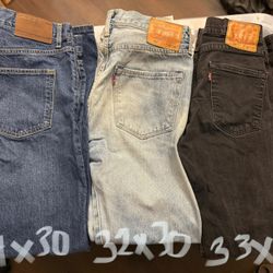 Men’s Jeans Size 30, 32,33, 34($5 Each)