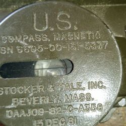 US Army  Issue Radioactive  Vietnam  Airer  Compass