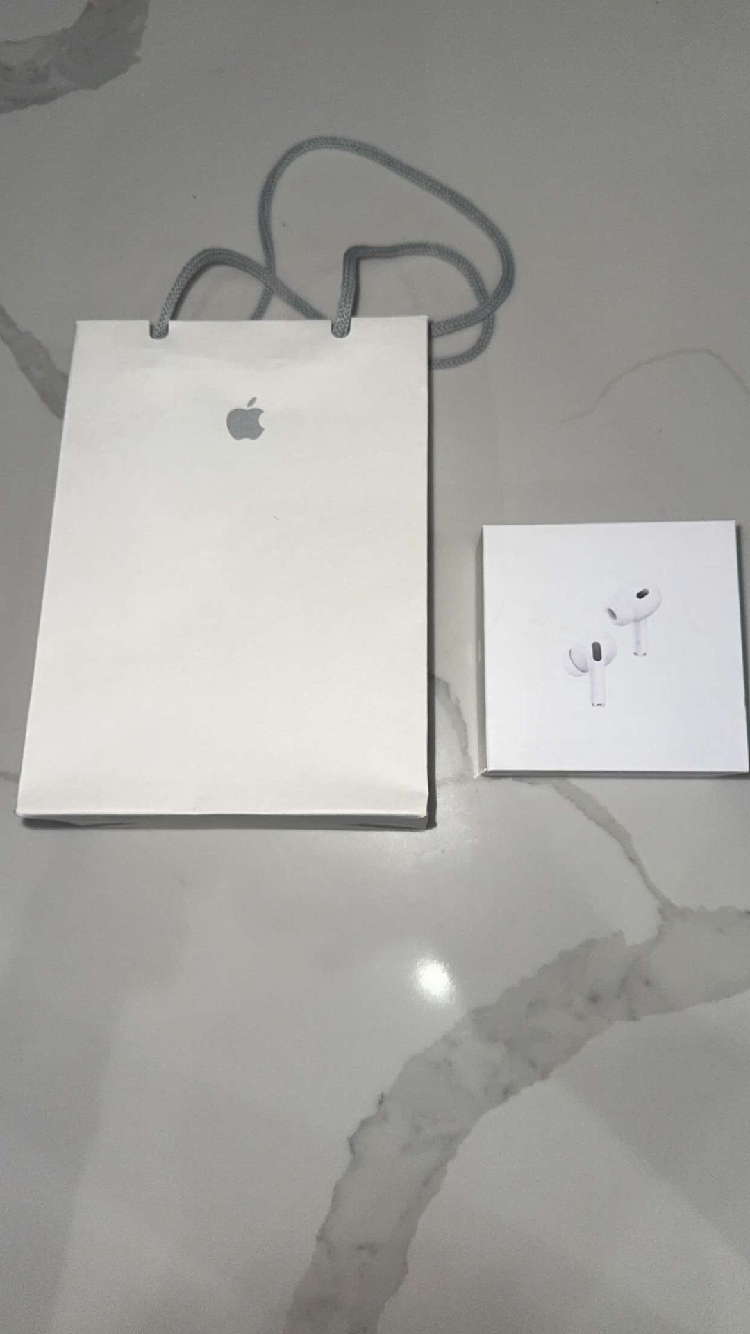AirPod Pros with Apple Bag