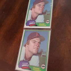 Detroit Tigers Frank Tanana Baseball Cards