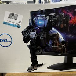 24” Dell Va LED FHD Curved Gaming Monitor 