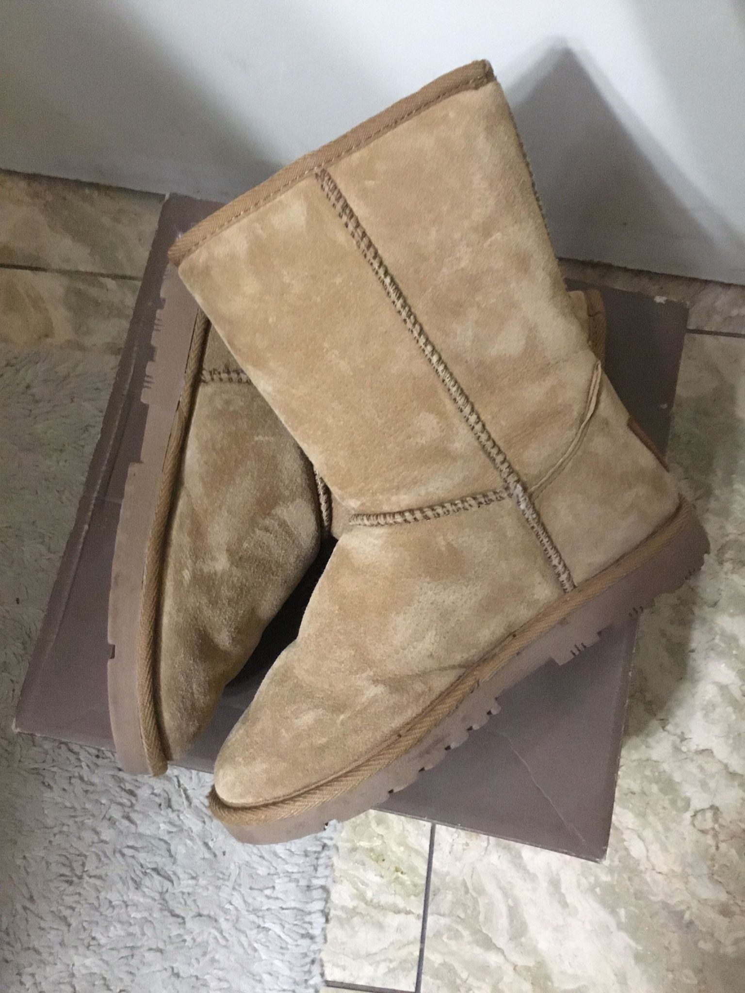 Fur Lined Boots Size 5