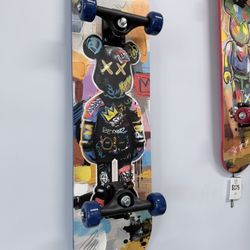 Bearbrick Surfboard Wall Art 