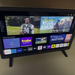 LG 24LQ520S-PU 24" HD Smart LED TV with webOS  and Remote