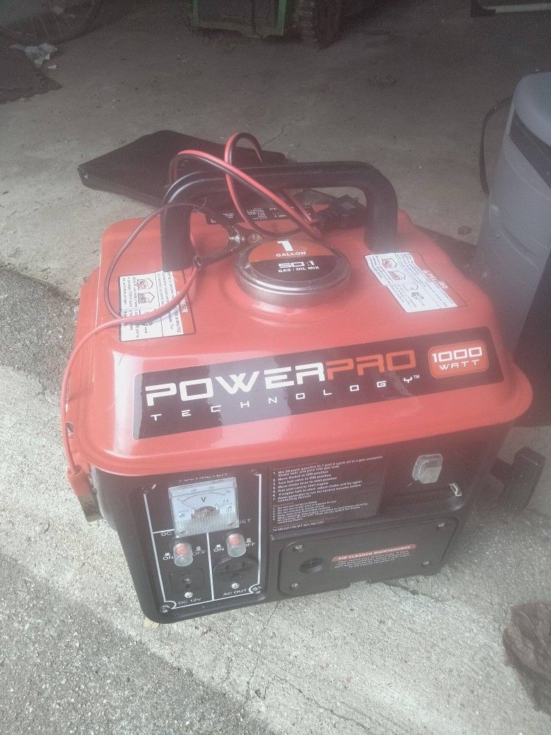 generator for the house.