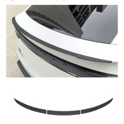 Tesla Model Y Juniper Rear Spoiler Wing Rear Lip Matte Carbon Fiber 2025 2026
