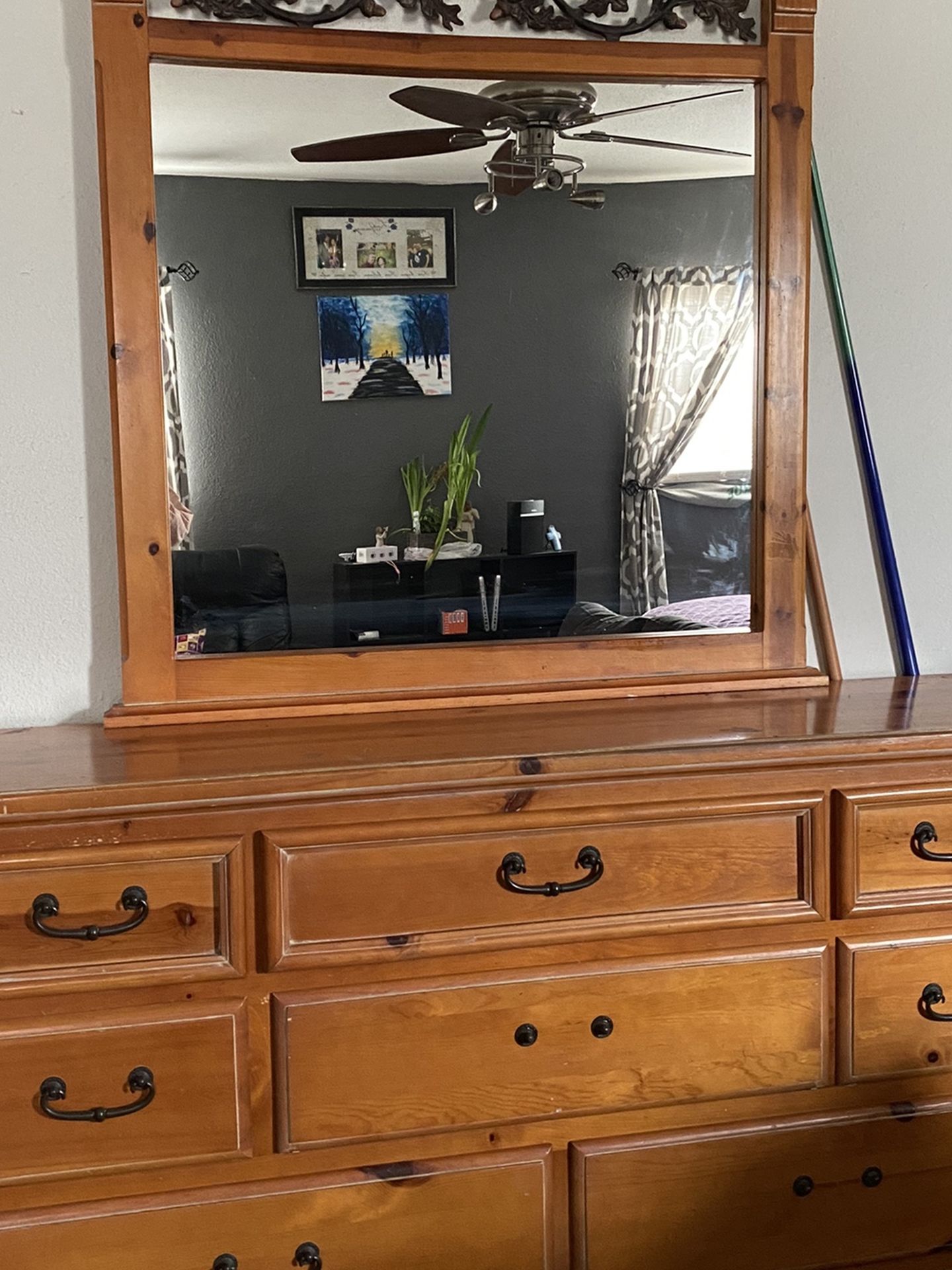 Dresser, Mirror And Nightstand