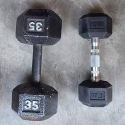 35 Pound Weight 10 Pound Weight 