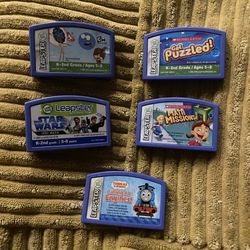 5 Leapster L Max Learning System Games