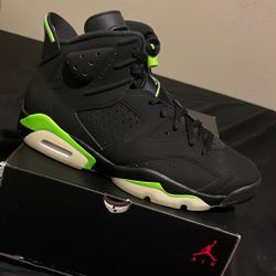 Black And Green Jordan 6 Retros 