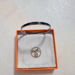 Women's black enamel gold-plated bracelet
