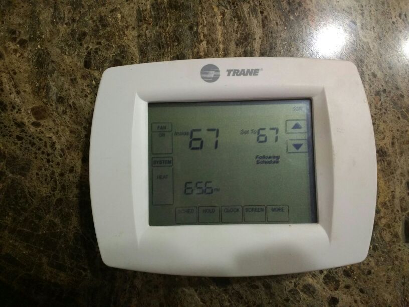 Trane Multi-Stage Thermostat 7-Day Programmable Touchscreen Thermostat , TCONT802AS32DAA / TH8320U1040 / THT02478