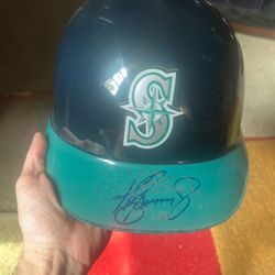 Ken Griffey Jr Autographed Batting Helmet
