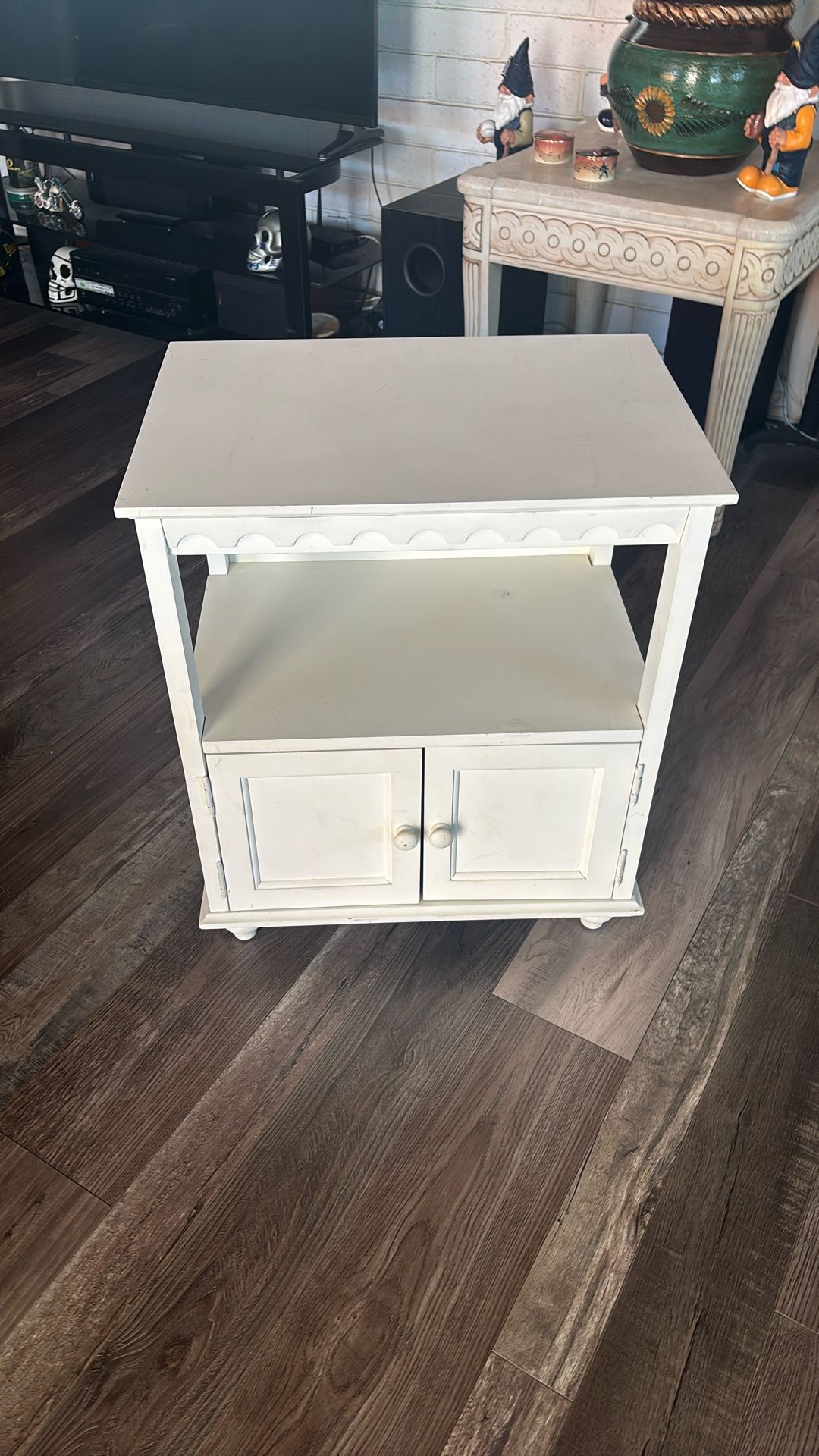 End Table And Cupboard