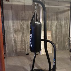 Everlast 40LB Heavy Bag Heavy Punching Bag With Stand