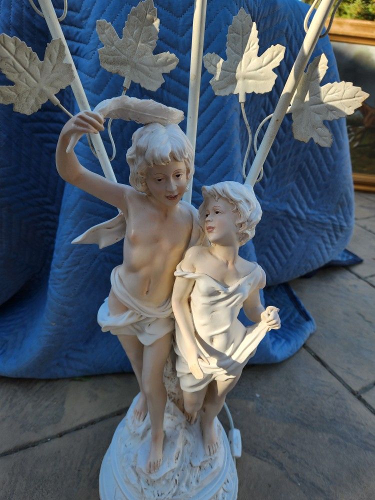 Greecian Style Figurine Table Lamp