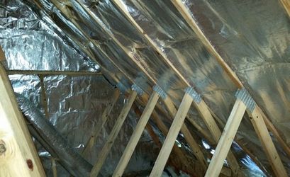 Radiant Barrier and Blown Insulation