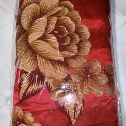 Curtains Red Luxury Curtain one long larger one New style New curtains