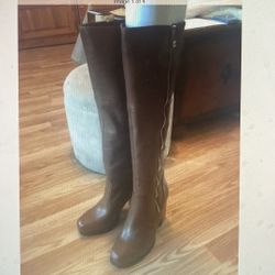 Brand New Circus Brand Leather Boots Size 8