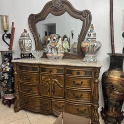 Michael Amini Eden's Paradise Dresser Mirror