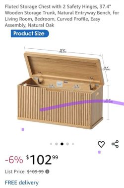 Fluted Storage Chest