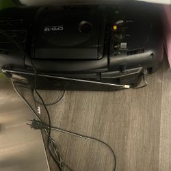 Radio With Cassette Player