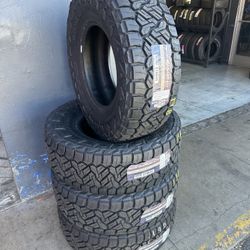35x12.50r17 New Set Of Nitto AT Tires Installed 