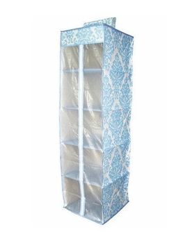 Hanging 5 Shelf Closet Storage Organizer/ Zip Sealed (2 Available)