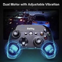 Wireless Pro Controller Compatible with Switch / PC/ Window/ Console,Remote Gamepad with Dual Shock, Motion Control Brand new in box