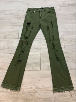 Nova men green jeans size 32