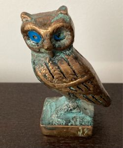 Bronze Museum Statue Replica of Owl